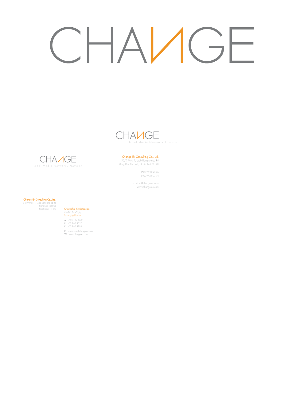 CHANGE Logo and Stationery