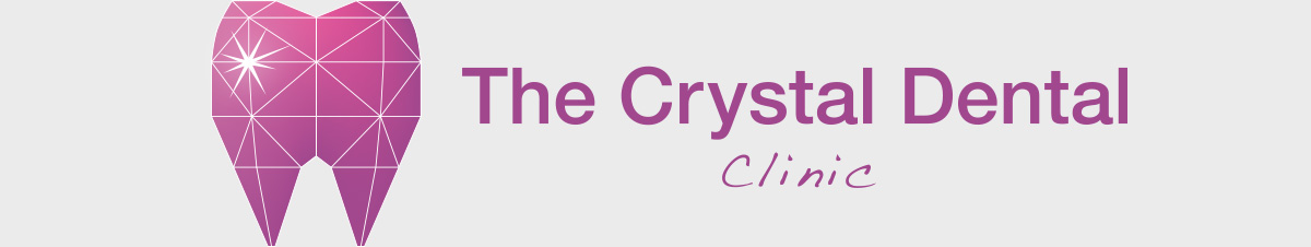 The Crystal Dental Clinic Horizontal Logo