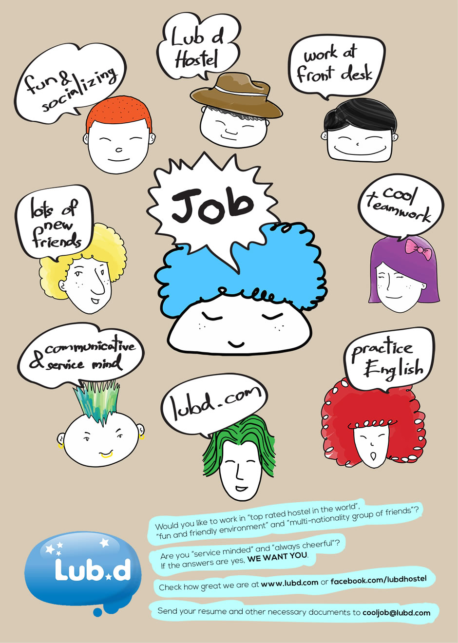 Lub d Job Poster
